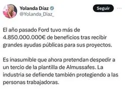 Yolanda Díaz no sabe los conceptos básicos