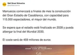 Se viene la final del Mundial en Marruecos