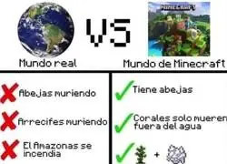 Minecraft lleva años de ventaja al mundo real