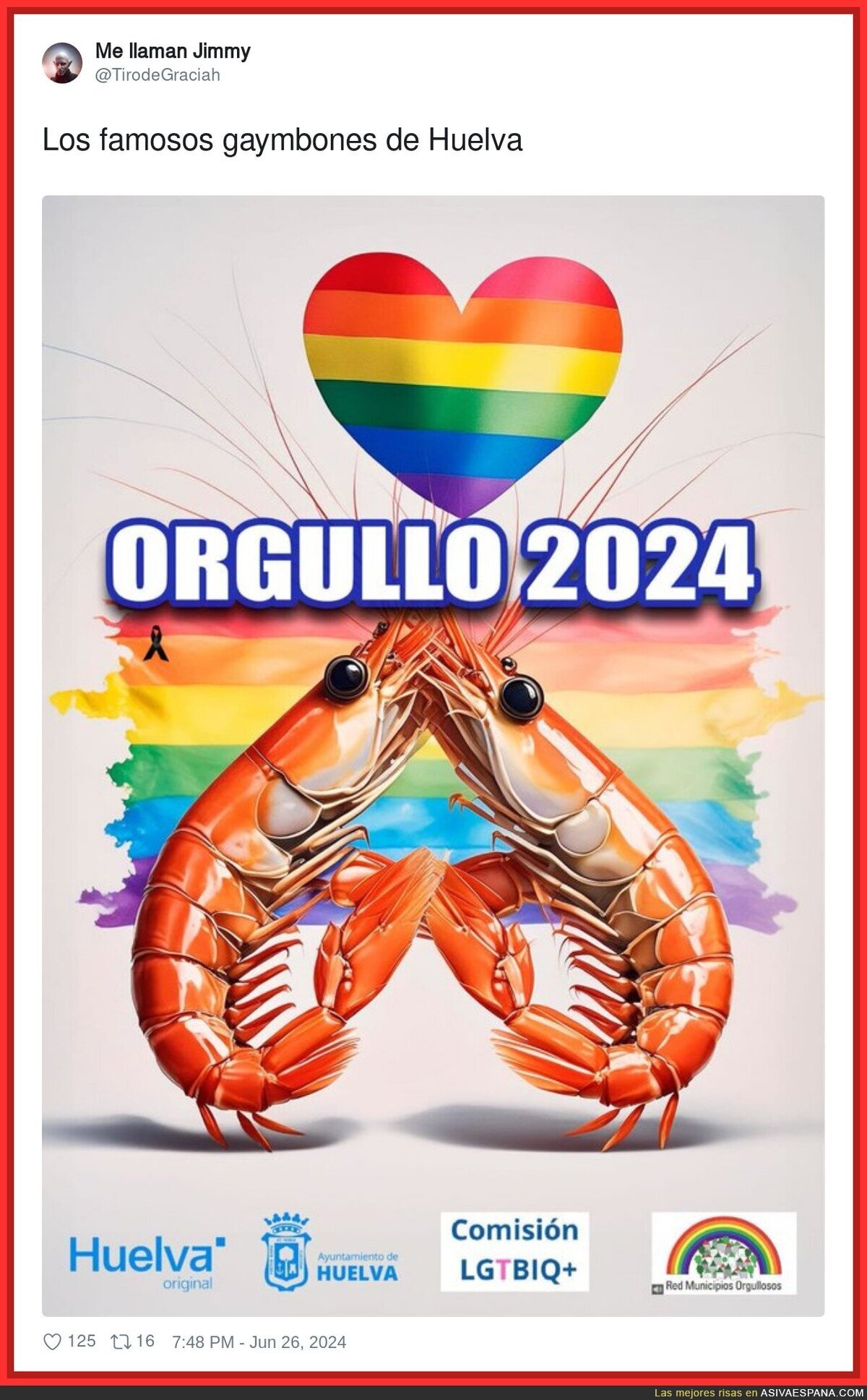 Huelva tira de IA para su cartel del Orgullo 2024