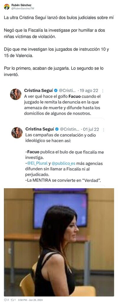 Así es Cristina Seguí