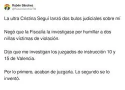 Así es Cristina Seguí