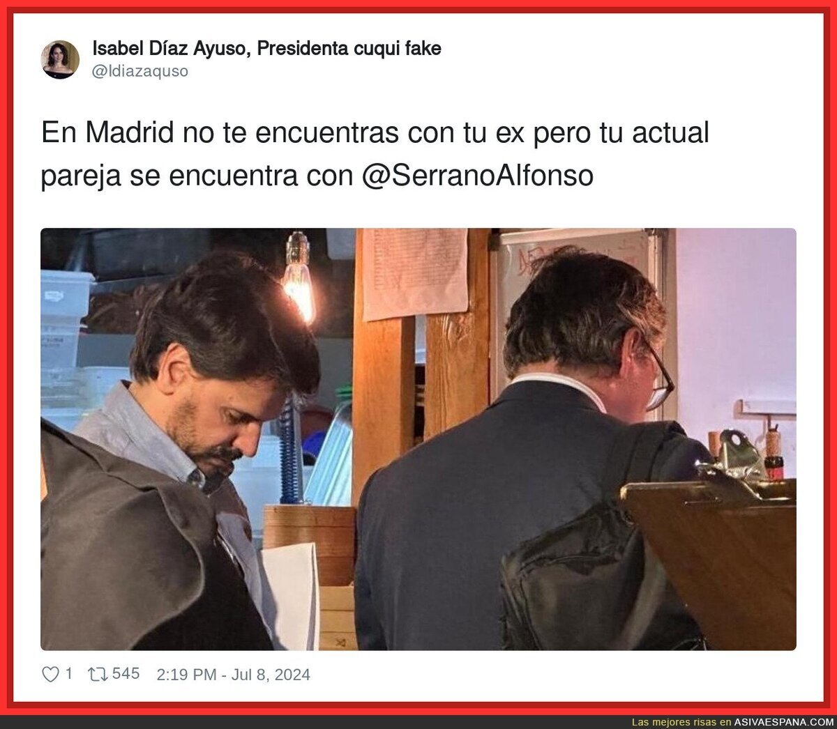 Casualidades que pasan en Madrid