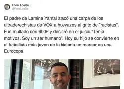 Es grandiosa la familia de Lamine Yamal