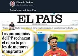 Hoy el maquetador de la portada lo tenía fácil para conectar las noticias