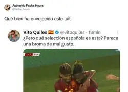 Vito Quiles no está nada contento con la selección española