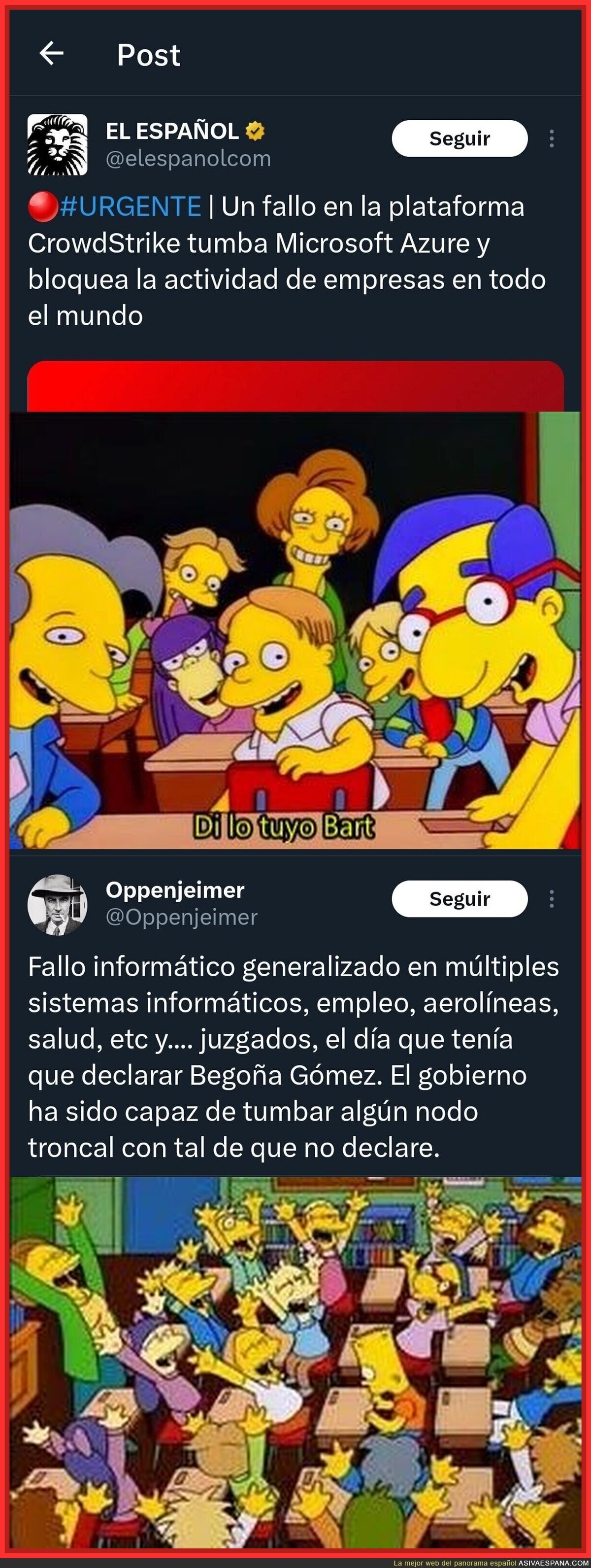 Poco han tardado con las conspiraciones