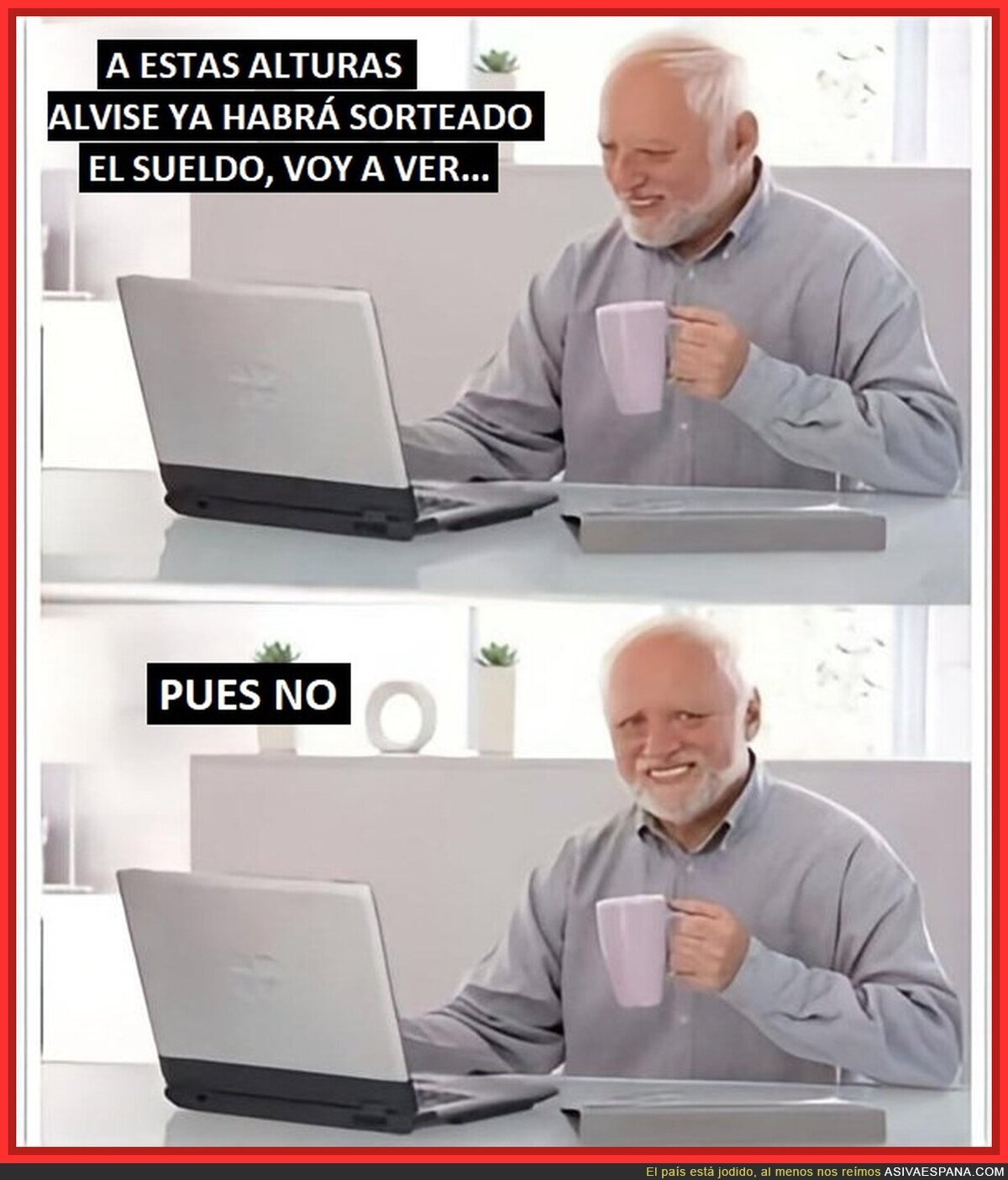 Todavía no ha llegado el día del sorteo del sueldo de Alvise