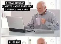 Todavía no ha llegado el día del sorteo del sueldo de Alvise