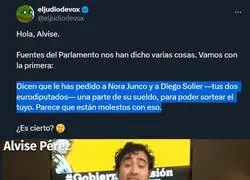 Alpiste sortea el sueldo... de los demás