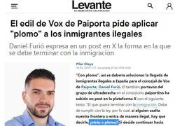 En Vox son de aplicar 'plomo' a los inmigrantes