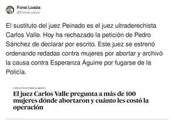 Así es Carlos Valle, el sustituto del juez Peinado