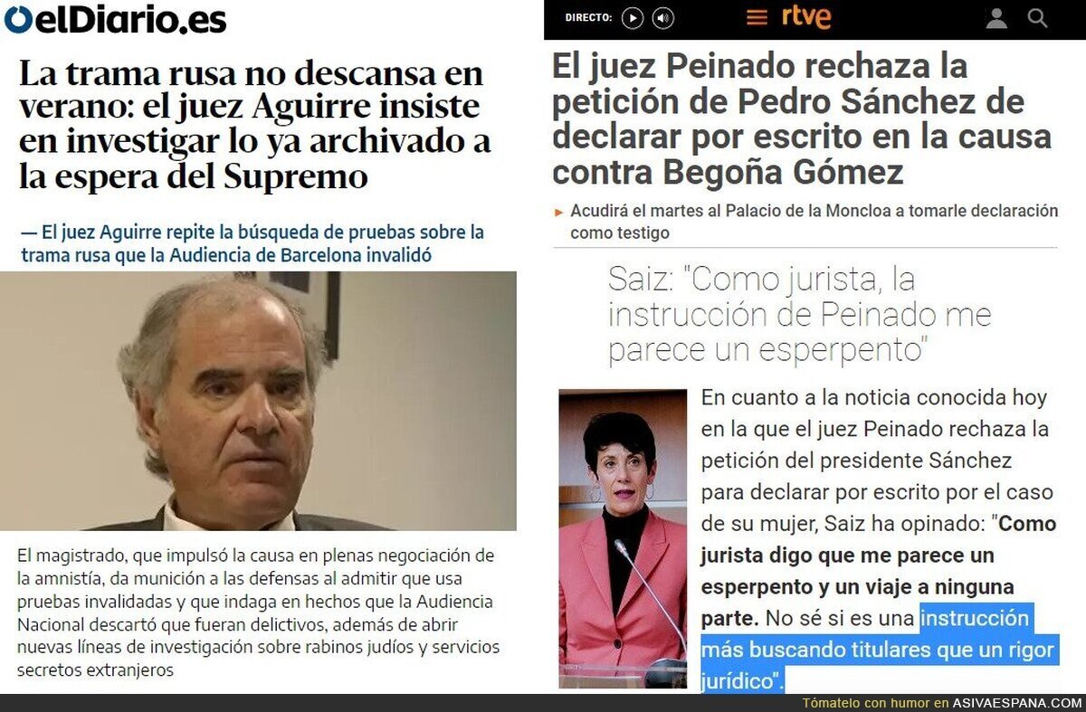 Se acaba la linde; Los Jueces del PP continúan