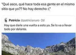 Surrealista lo de algunas personas saliendo a pasarlo bien