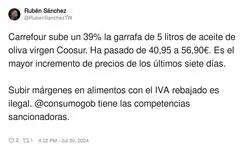 ¿A qué esperan para sancionar a los supermercados?