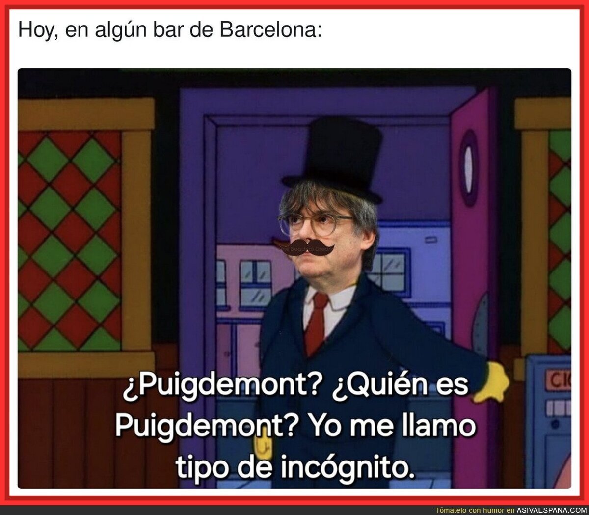 Mientras tanto, Puigdemont...