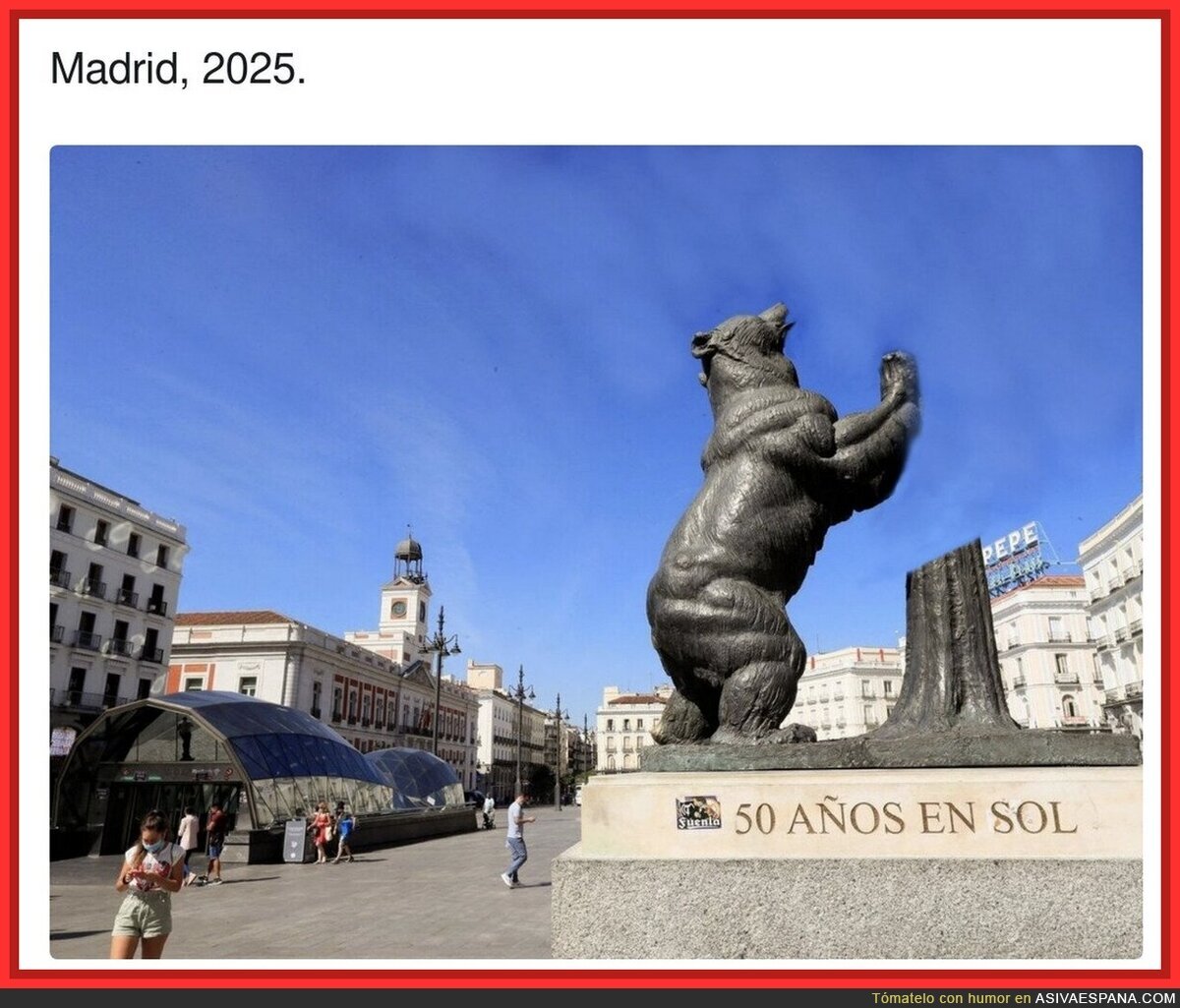 Al paso que va la Puerta del Sol