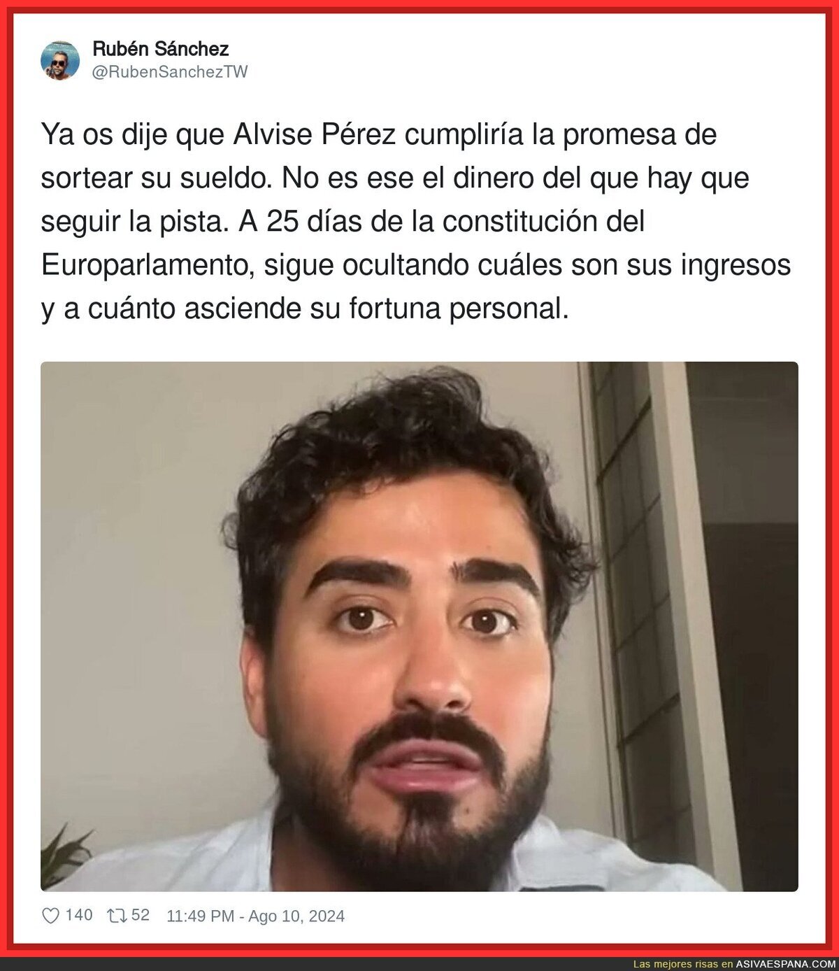 Lo que realmente interesa de Alvise Pérez