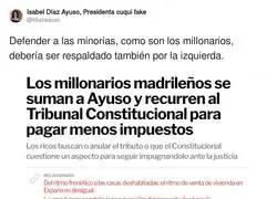 Los millonarios se rebelan contra Ayuso