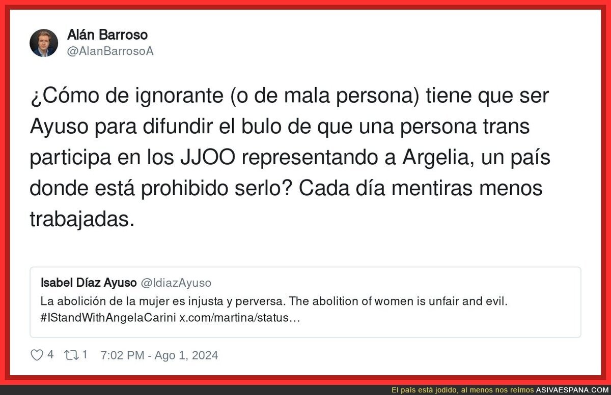 Ayuso vuelve a esparcir bulos sin miramientos