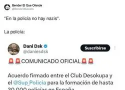 La Policía se destapa una vez más