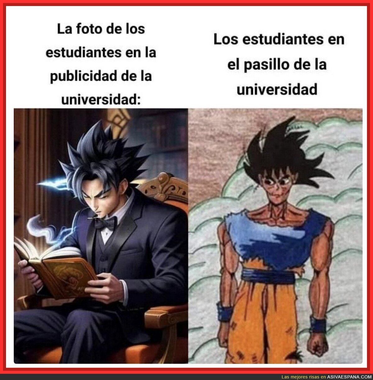 La realidad cambia bastante