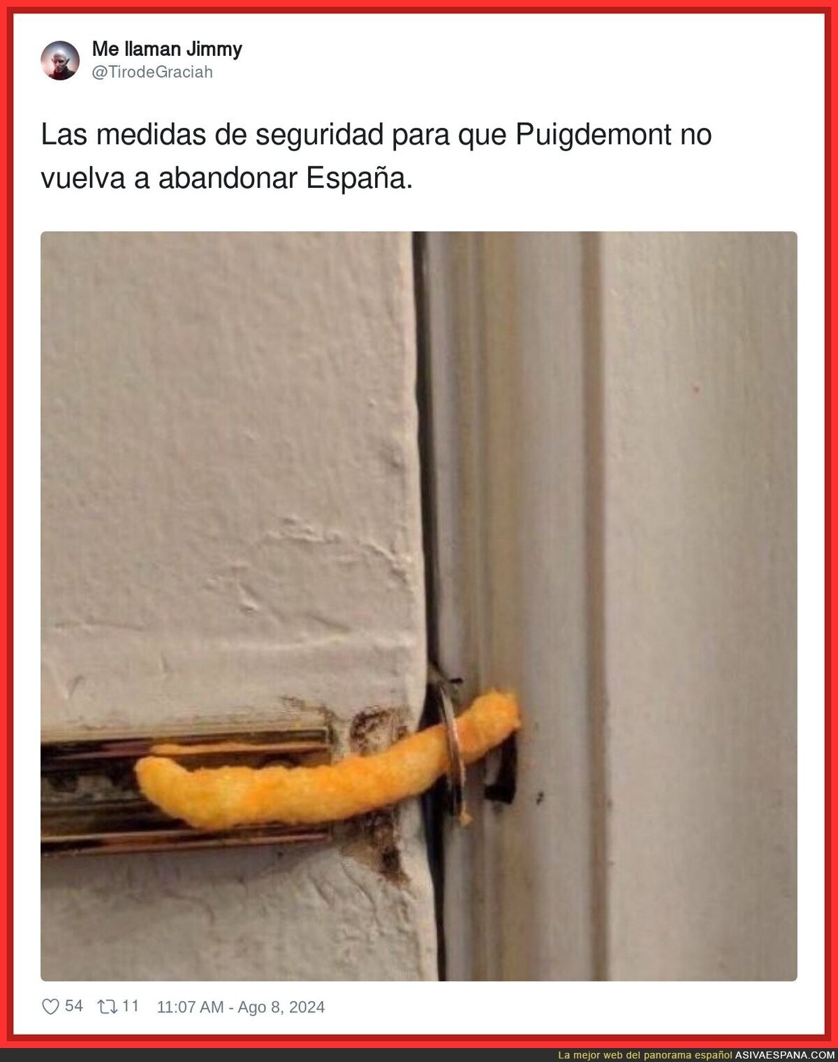 Gran seguridad la que hay en España