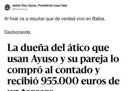 Ayuso y su relación con Babia Capital