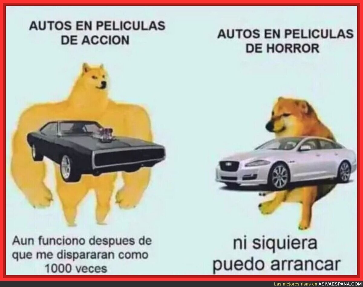 Las dos caras de los autos en películas