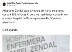 Ayuso frente a una nueva epidemia mundial