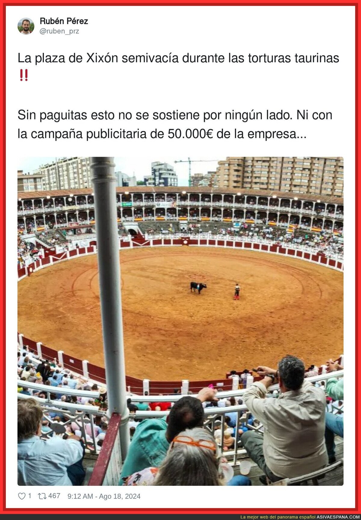 Los eventos taurinos tienen los días contados