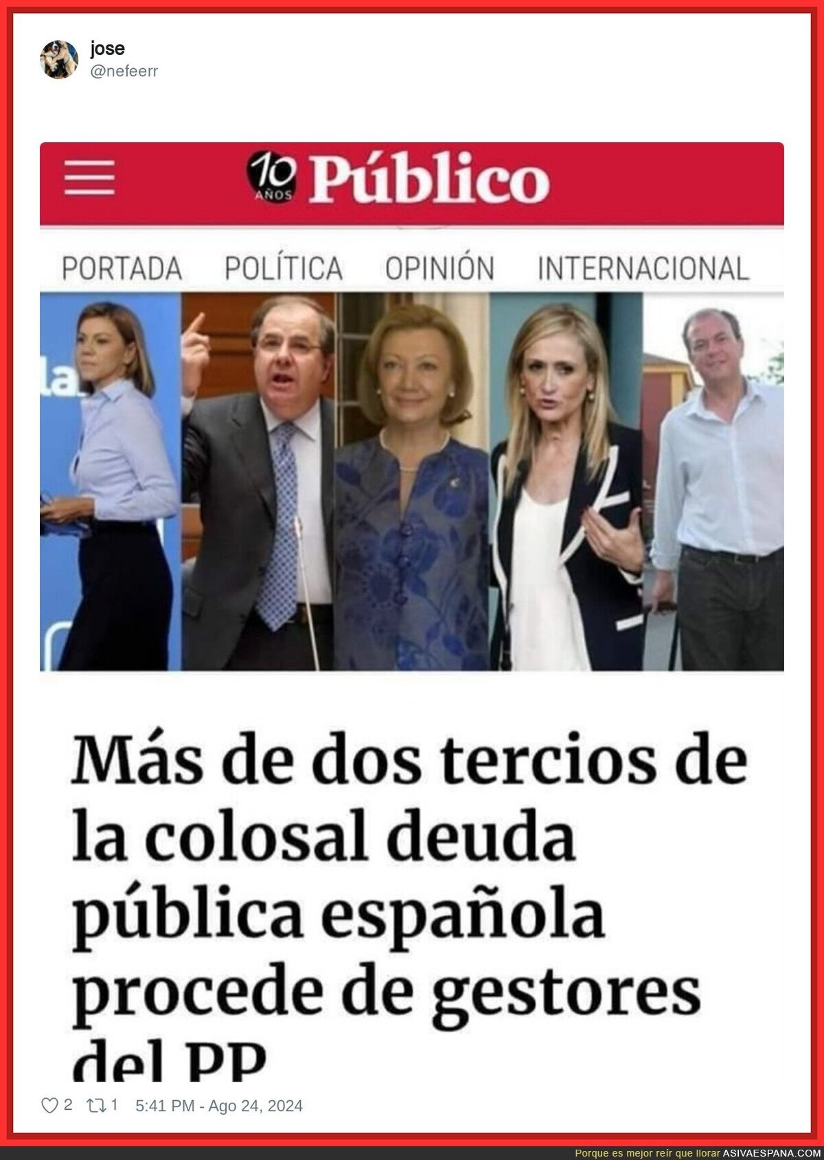 Gran gestión del PP