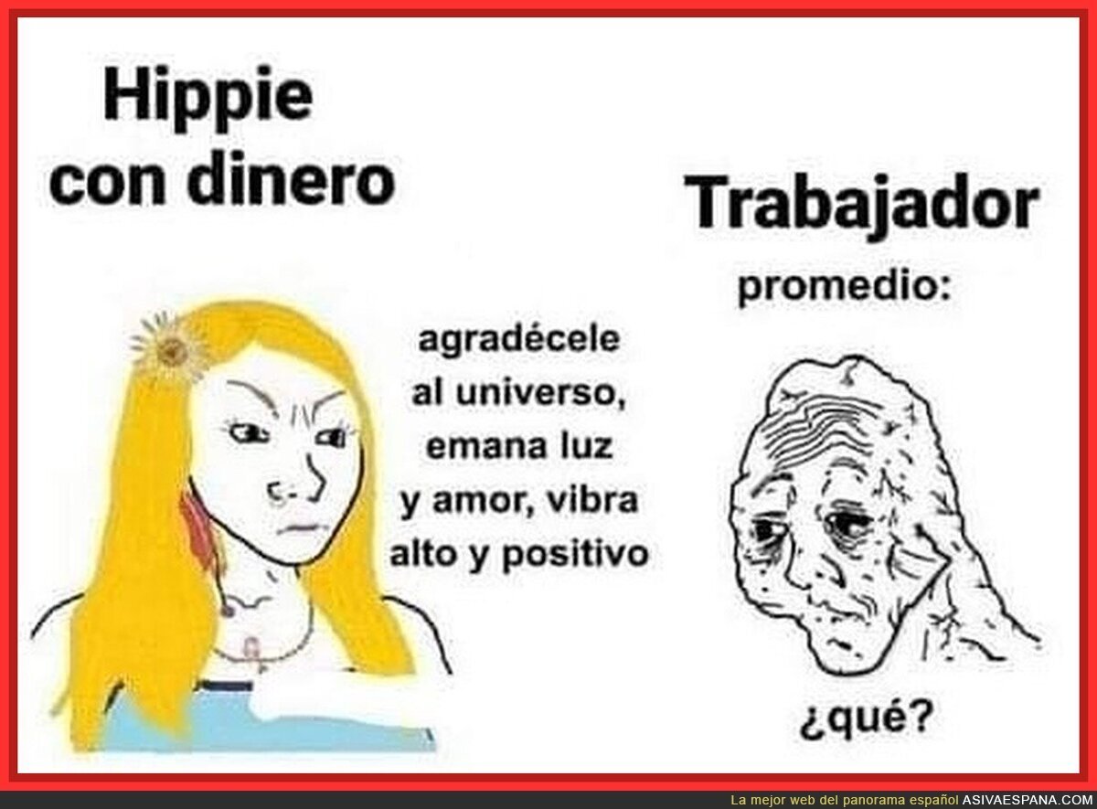 Los hippies y sus mensajes...