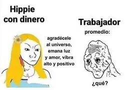 Los hippies y sus mensajes...