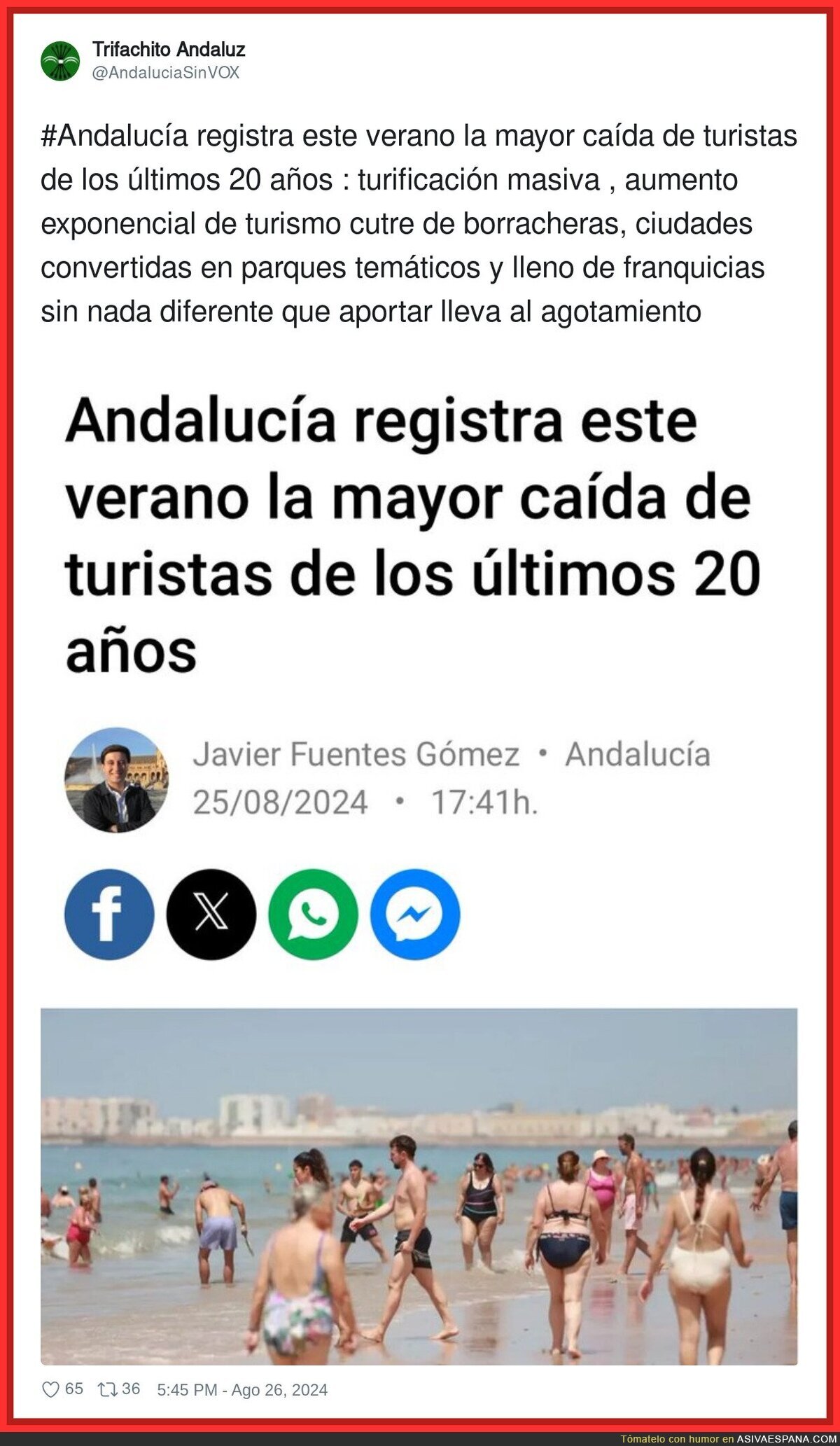 Andalucía ya no es una tierra llamativa que ofrezca algo diferente