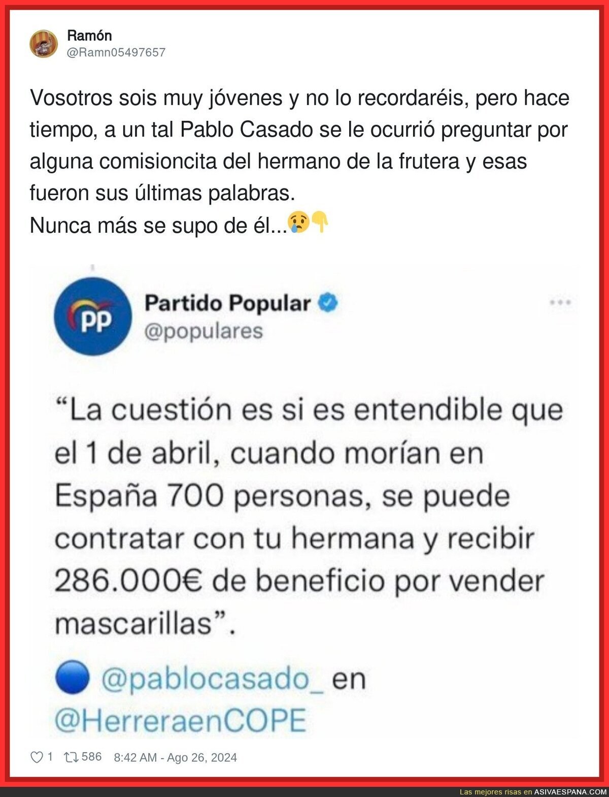 ¿Dónde está Pablo Casado?