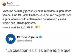 ¿Dónde está Pablo Casado?