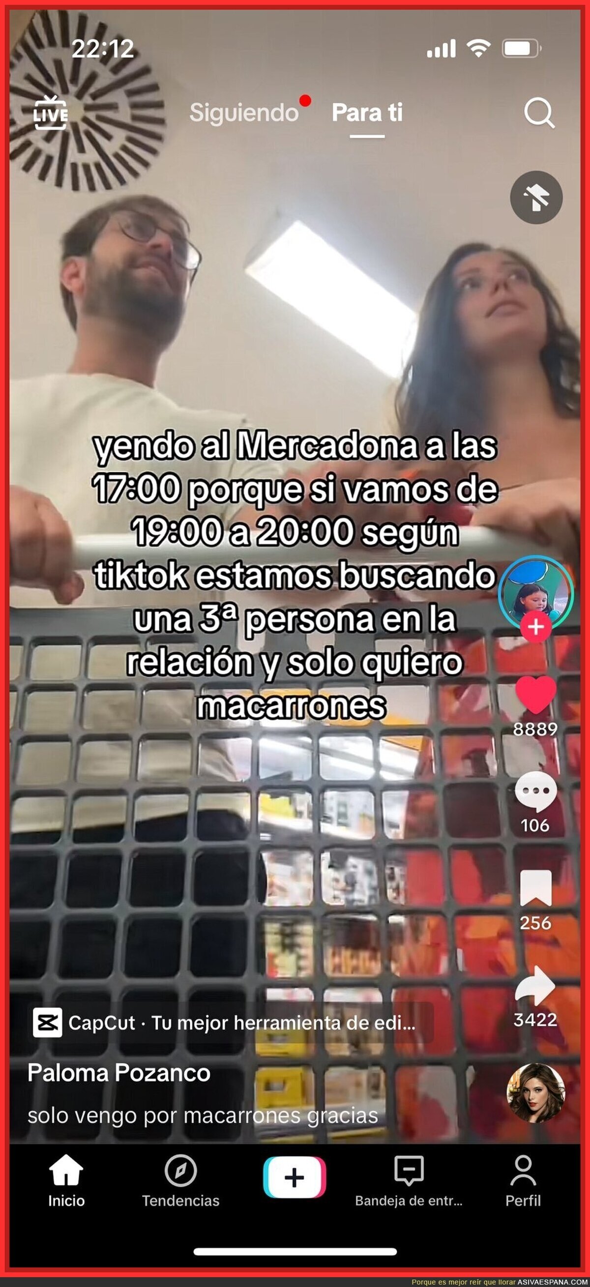 La complicada visita al Mercadona