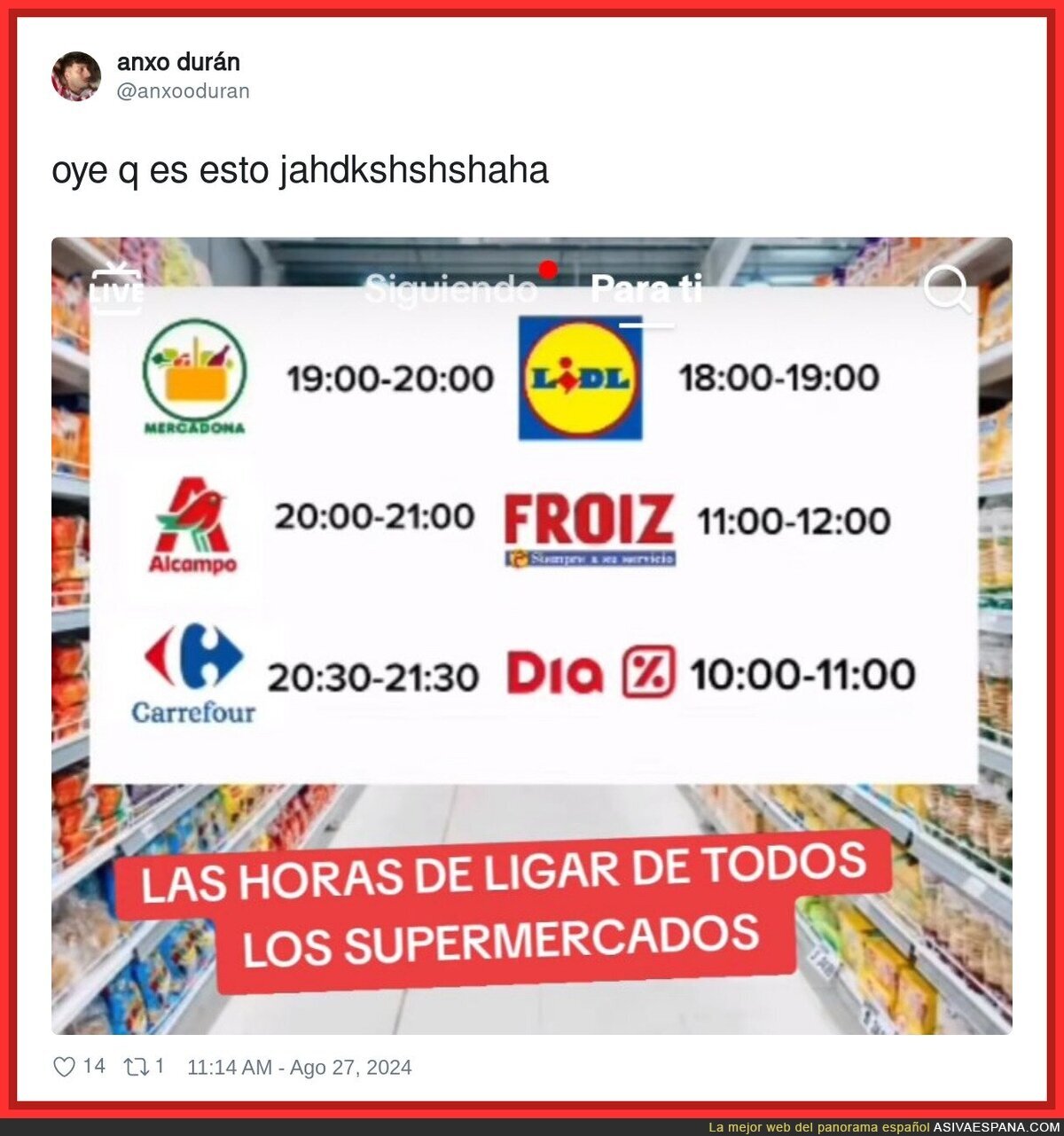 Los supermercados han revolucionado