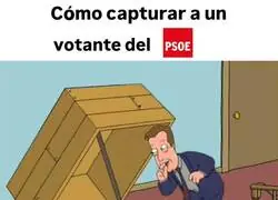 Así se atrapan a los votantes del PSOE