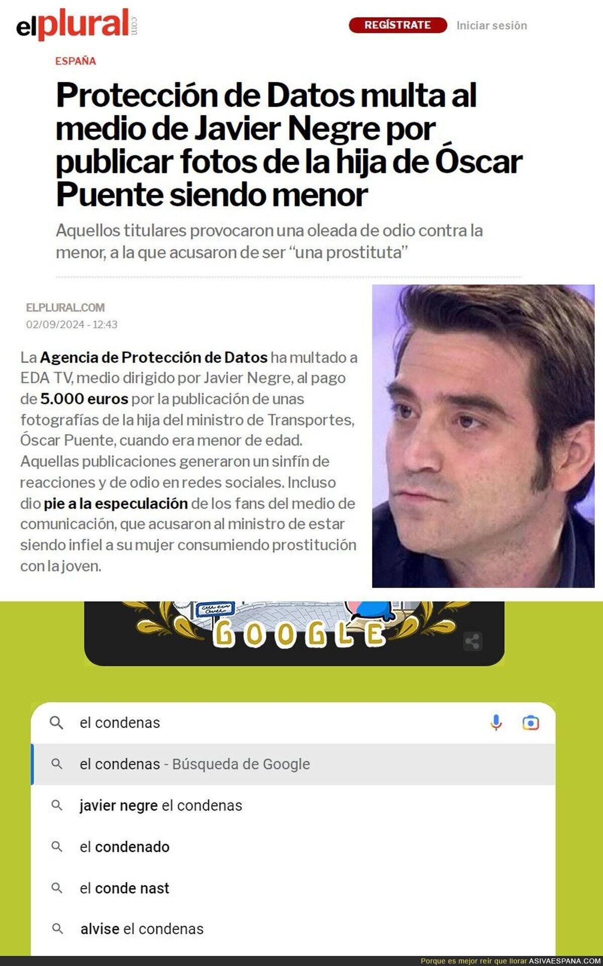 NO OS RIAIS DEL CONDENAS!! REPITO: NO OS....JJAJJJJAJA JAJJAJ JJJA!!