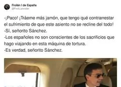 El sufrimiento de Pedro Sánchez