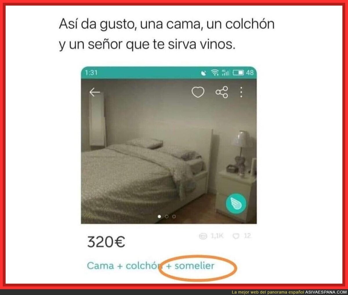 Servicio completo a la cama