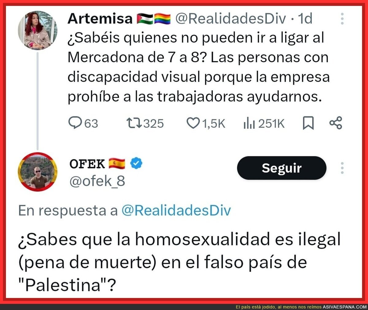 La surrealista pregunta tras hablar del Mercadona