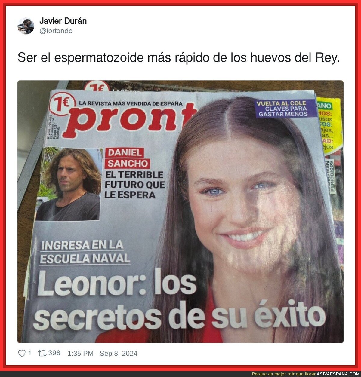 La gran ventaja de Leonor