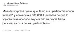 No sorprende para nada lo de Alvise Pérez