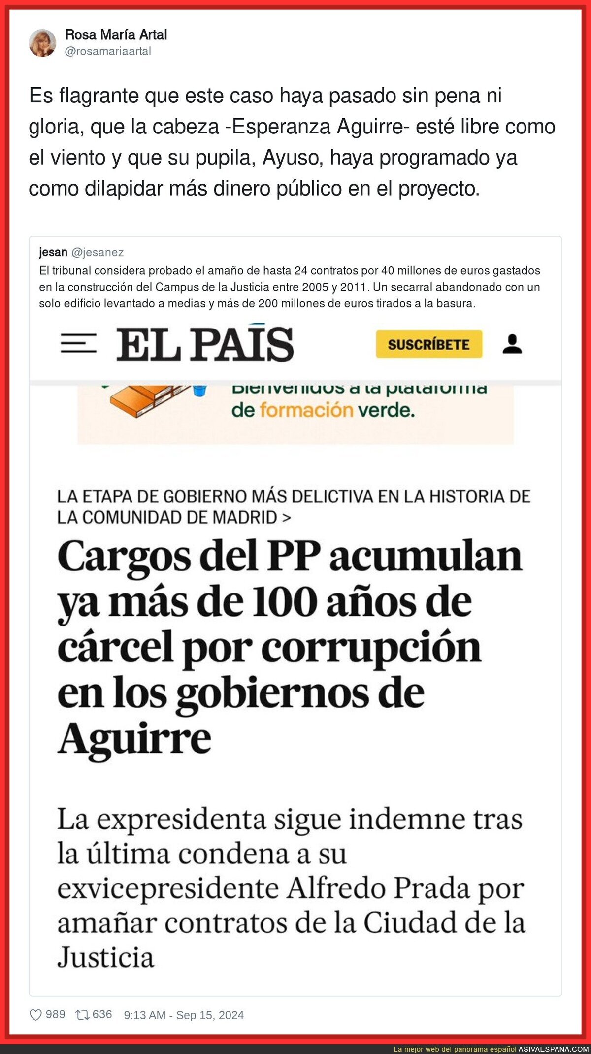 Es preocupante esto del PP y la gente como si nada