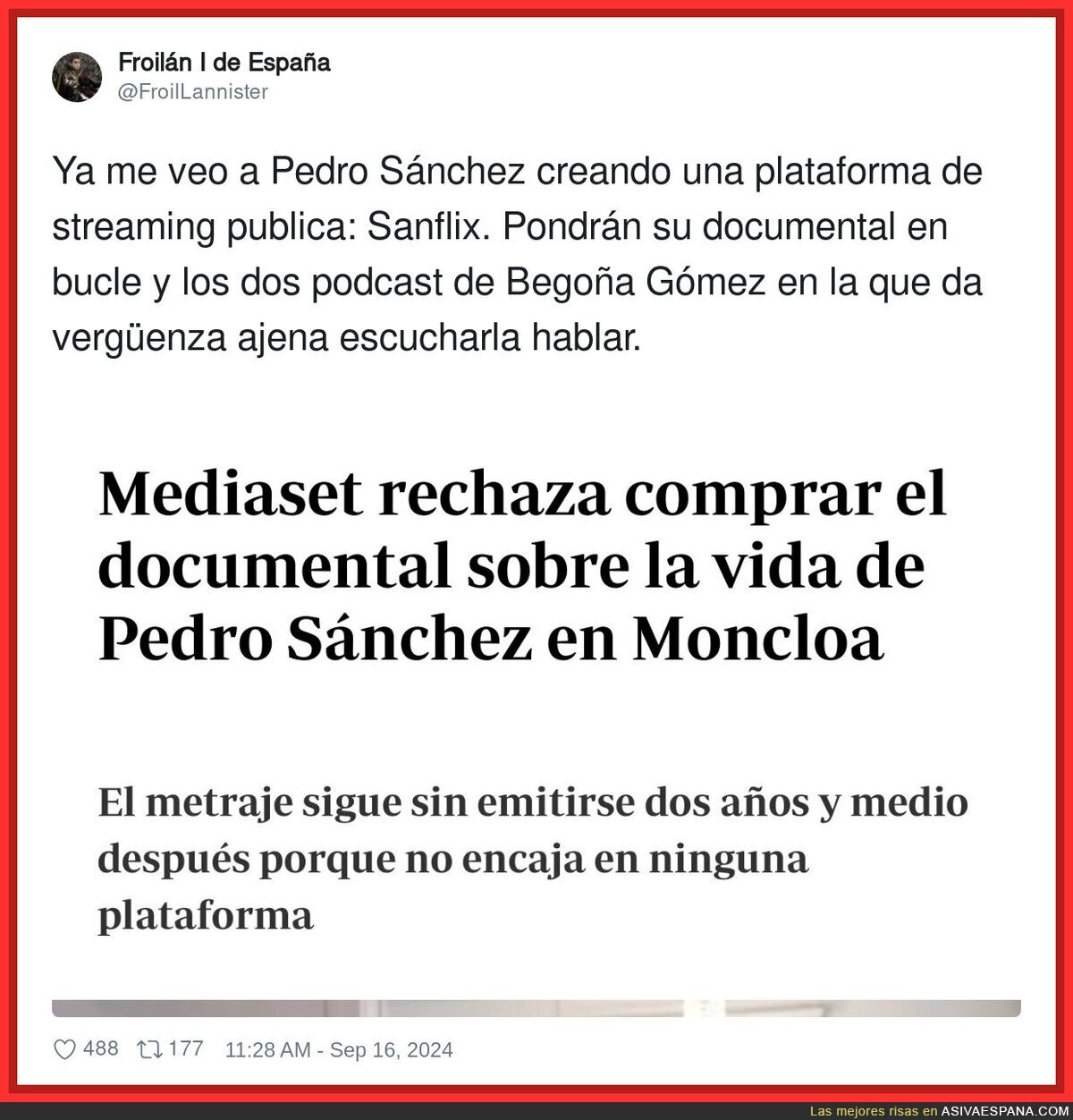 Pedro Sánchez no interesa a nadie