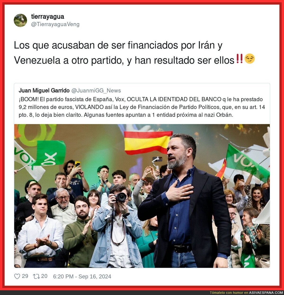 La realidad de VOX