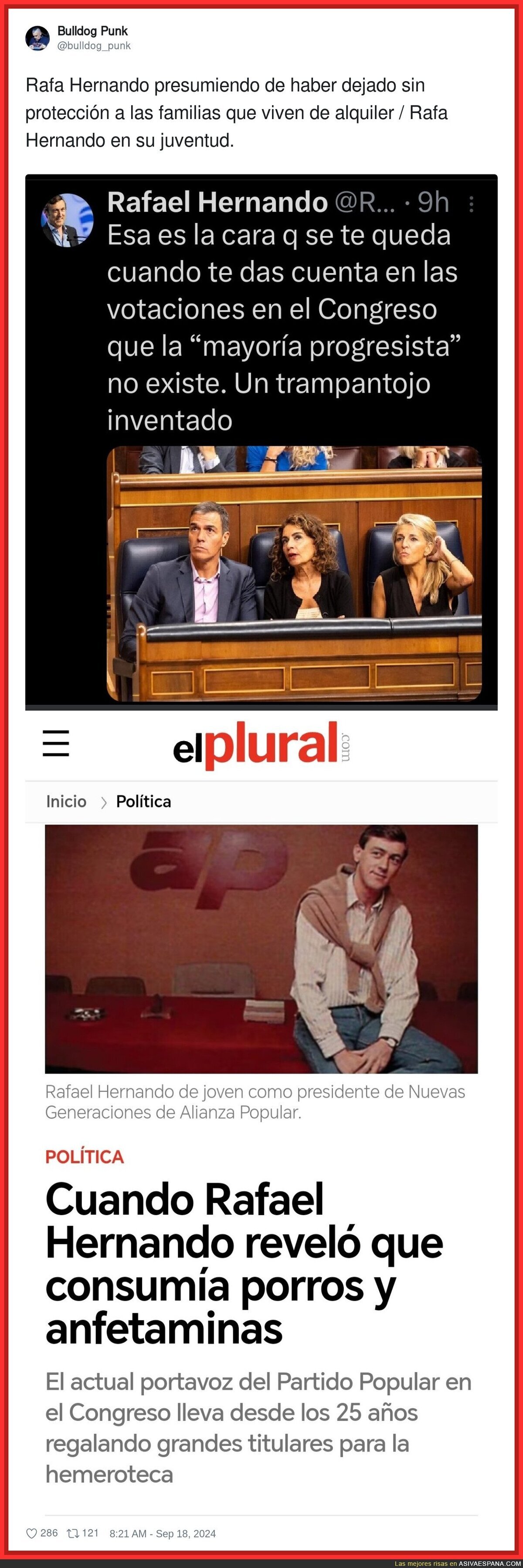 Así es como Rafael Hernando humilla a la gente